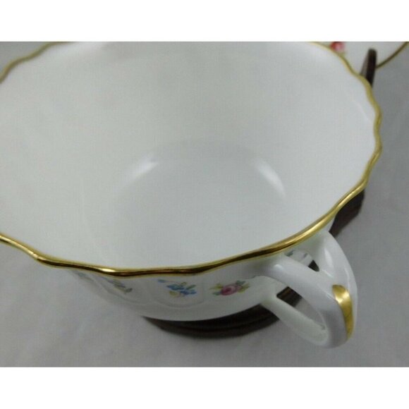 Cauldon Floral Teacup & Saucer - Picture 6 of 8